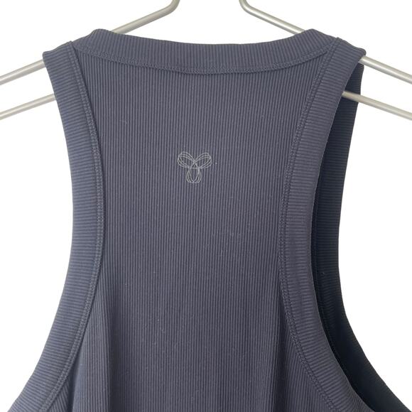 TNA Ribbed Black Juno Dress Fitted Short Size Medium - Picture 3 of 6